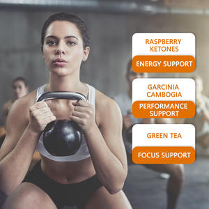 热销覆盆子胶囊，含绿色咖啡豆提取物，适用于男女增强能量胶囊补充剂产品 - Product Image 3