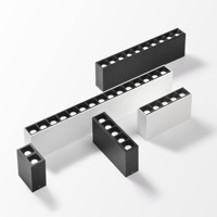 Ra94 CE ROHS Led down light grille 5 taches de lumière dimmable 10W led Surface Monté spots