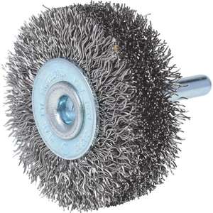 KS <b>TOOLS</b> - 340.0033 Rust free steel wire brush disc 0,3mm - EAN 4042146235843 <b>ABRASIVES</b> HONING WHEELS, BRUSHES AND BONNETS - Product Image 1