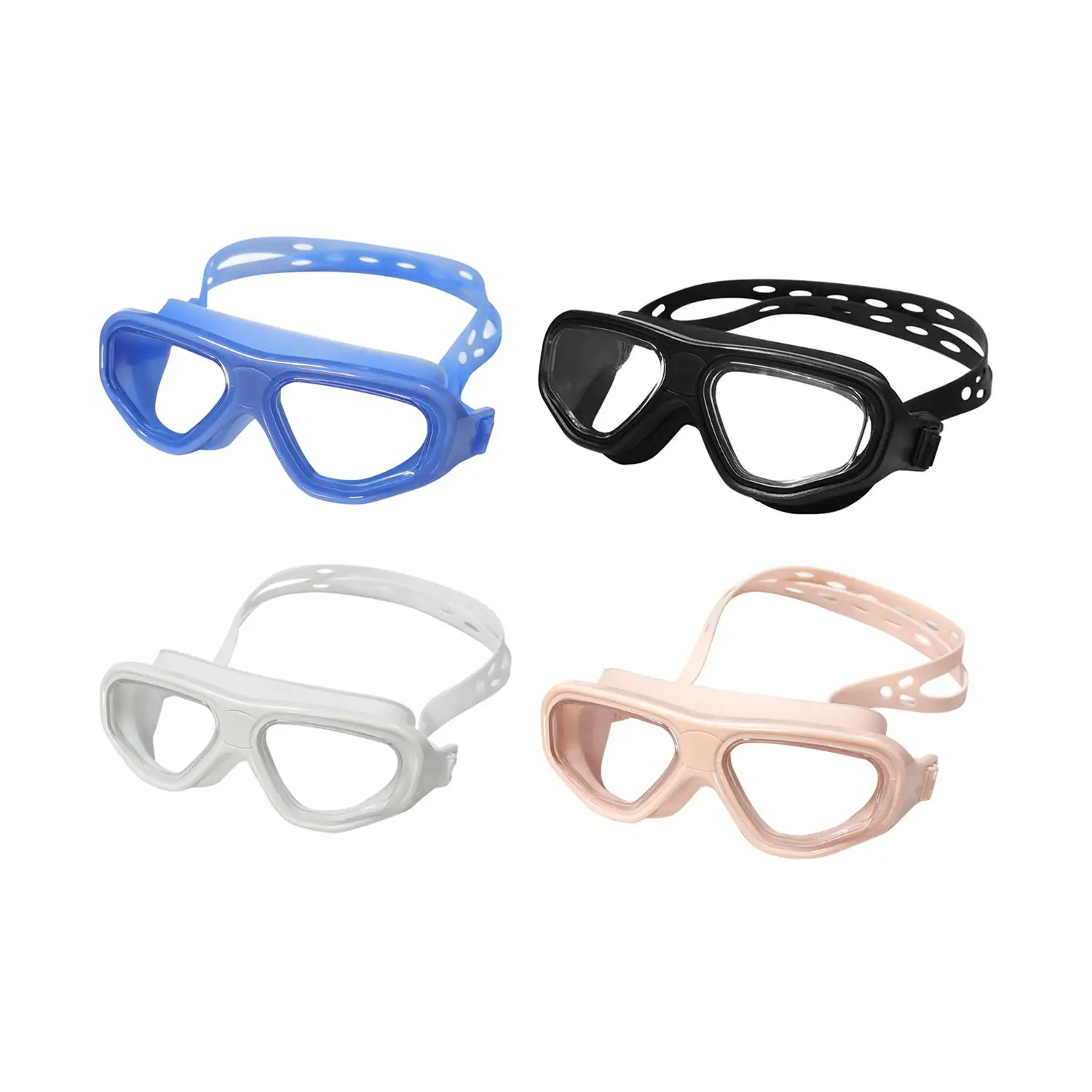 Custom High Quality Competitive Adult Children Goggles Swim Eco Friendly Safety Waterproof Silicone Swimming Goggles