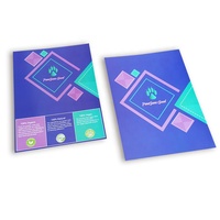 Zuoluo-Carpeta de presentación con papel de calidad, carpeta de presentación de tamaño A4 con papel artístico de 300gsm