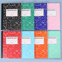 Cuaderno de Composición para Material Escolar, Diario de Escritura para Estudiantes, Cuaderno Rayado con Papel de Mármol, Cuaderno B5 de 200 Páginas, Libro de Ejercicios para Niños y Estudiantes