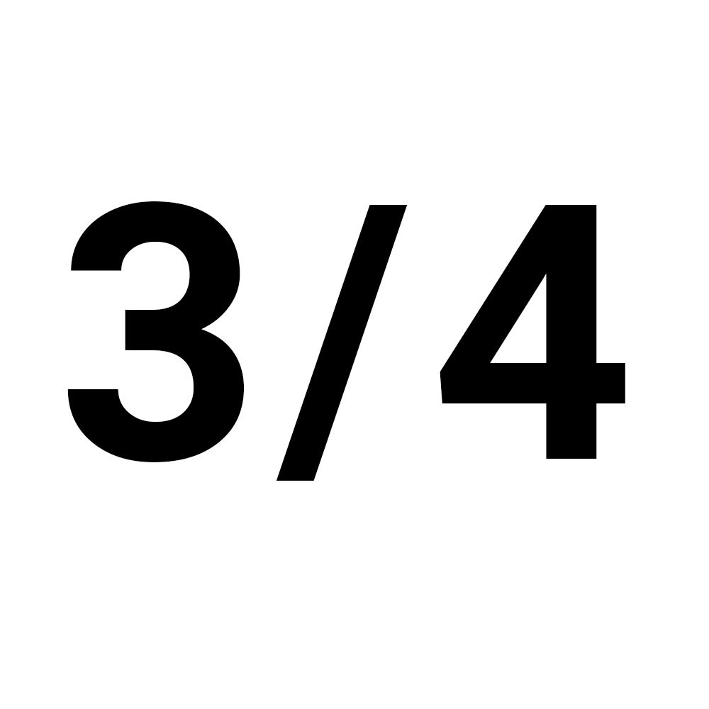 3/4