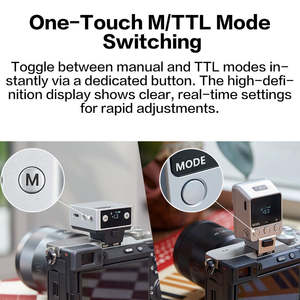 Godox IT22 Mini TTL Flash Auto Noir <span class=keywords><strong>IFlash</strong></span> 1.5S Recyclage Rapide pour Utilisation Appareil Photo - Product Image 4