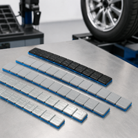 Poids de roue adhésifs bleus pour l'équilibrage des pneus automobiles avec poids d'équilibrage de roue adhésifs
