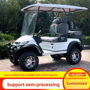 Voiturette de golf électrique tout-terrain, véhicule de transport pour zones panoramiques, navette immobilière, véhicule électrique à quatre roues pour le tourisme - Product Image 4