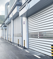 Nouvelle Porte Spirale Industrielle et Commerciale en Acier Rigide à Grande Vitesse, Porte à Enroulement Intelligente pour Entrepôt, Porte à Volets Roulants pour Fleurs