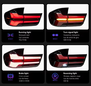ไฟท้าย LED LCI แบบใส คุณภาพสูง รุ่นใหม่ สำหรับ X5 E70 ปี 2007-2013 พร้อมไฟเลี้ยวแบบ Sequential ชุดอัพเกรด - Product Image 2
