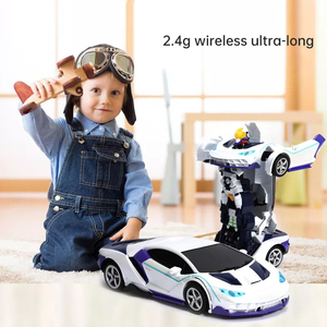 Voiture <span class=keywords><strong>Robot</strong></span> Télécommandée Électrique Transformable 1:16 avec Rotation à 360 Degrés – Jouet de Déformation Contrôlé à Distance - Product Image 5