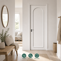 Panneau décoratif en mélamine personnalisé, sans peinture, résistant aux rayures, porte intérieure en mélamine pour la maison, l'appartement et l'hôtel