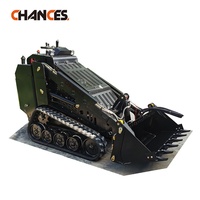 Mini chargeuse sur chenilles Skid Steer directement de l'usine avec moteur diesel Kubota Certifié EPA Servo Joysticks de contrôle hydraulique
