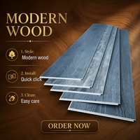 Plancher SPC de 6 mm, système de clic, imperméable, résistant à l'humidité, planche de vinyle de luxe SPC pour la rénovation intérieure des appartements