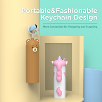 Module personnalisé Porte-clés licorne USB 4800mAh Chargeur rapide Animal mignon Mini banques d'énergie portables de voyage pour téléphone