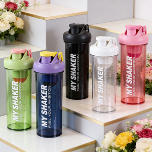 2026 New Product Eco-friendly Black Shaker Bottle Custom logo Printing Fitness Gym Sports <strong>Protein</strong> Water Use Welcome <strong>Gifts</strong> - Product Image 2