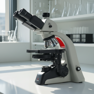 Microscope biologique trinoculaire professionnel <span class=keywords><strong>Phenix</strong></span> PH100-3A41LPL 40X-1600X à champ foncé, option médicale, pour laboratoire - Product Image 2