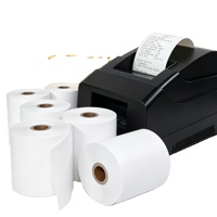Rouleau de papier thermique A4 57*40mm pour imprimante d'échographie, simple couche, format 80*80mm