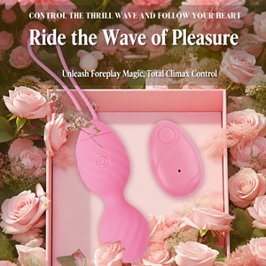 CHISA Vibratore a Proiettile Scanalato Rosa 19CM con Telecomando Wireless, Massaggiatore a Uovo in Silicone Idrorepellente Senza Ftalati <span class=keywords><strong>per</strong></span> Coppie - Product Image 1