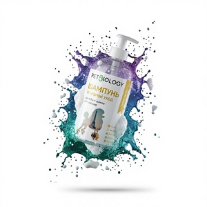 PETBIOLOGY Shampooing Doux Quotidien pour Chiots et Chiens – Soin Délicat, 300ml - Product Image 1