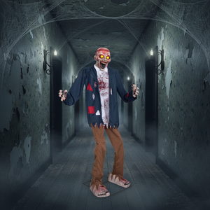 Zombi Eléctrico Grande de Inducción con Ojos Brillantes y Sonido para Decoración de Casa Embrujada y Sala de <span class=keywords><strong>Escape</strong></span> - Halloween - Product Image 2