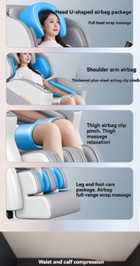 Hot Sale 4D Shiatsu Schwerelosigkeit Heizung Thai Stretch Massage stuhl Ganzkörper komfort Elektrischer Massage stuhl - Product Image 4