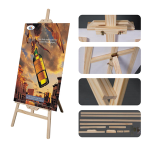 Présentoir d'art en acrylique facile à assembler <span class=keywords><strong>avec</strong></span> design multifonctionnel réglable pour la publicité, autoportant - Product Image 2