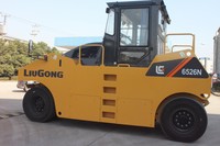 Compacteur à pneus pneumatiques Liugong 20 tonnes CLG6520E, rouleau vibratoire pour routes