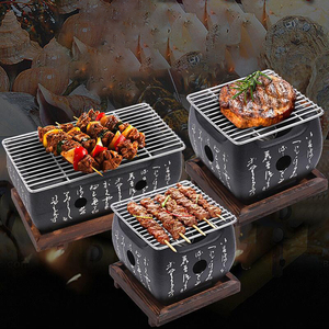 Parrilla Portátil de Mesa para Barbacoa Japonesa, Mini, Comercial, de Aluminio, con Opción de Carbón - Product Image 6