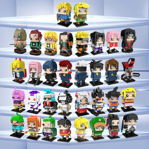 Hot Bán Tùy Chỉnh DIY Anime Đồ Chơi Quà Tặng Cho Trẻ Em Gạch Đầu Moc Mini Con Số Nhựa Xây Dựng Khối Bộ Mô Hình Loại - Product Image 1