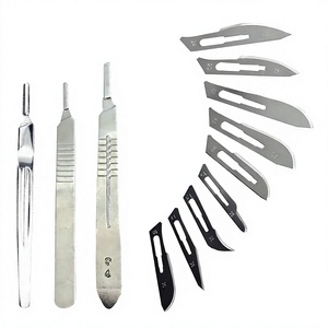 Ensemble de 100 lames amovibles en acier inoxydable, instrument chirurgical certifié CE ISO Classe I, usage hospitalier, chirurgie générale - Product Image 5