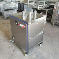 1-8Mm Snijmachine Automatische 3 Bladen Neerwaartse Druk Groente-En Fruitsnijmachine