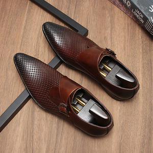 Zapatos de Vestir Formales de Invierno para Hombre, de Alta Calidad, Transpirables, con Cordones, Hechos a Mano, con Diseño de Madera, para Negocios y Bodas - Product Image 4
