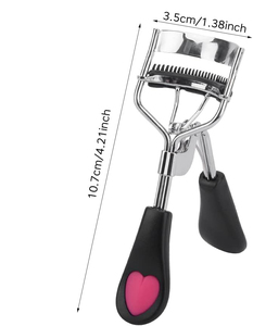 Recourbe-cils plat extra large unique et écologique pour la beauté, avec poignée en plastique à prise souple, vente en gros - Product Image 2