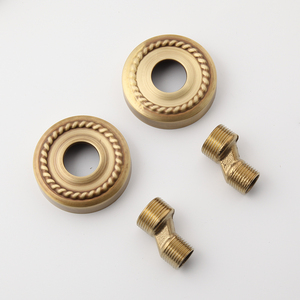 JIENI in ottone antico manico singolo rubinetto da bagno in stile classico a mano <span class=keywords><strong>doccia</strong></span> 2 Mixer in <span class=keywords><strong>acciaio</strong></span> inossidabile - Product Image 3