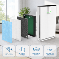 Kompatibel dengan H/atha-space HSP002 Filter Pengganti Pembersih Udara Filter Karbon Aktif HEPA untuk Pengurangan Bau dan VOC