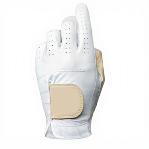 Gants de golf MUDASSAR SPORTS GG/130 en cuir véritable imperméables, couleur personnalisée, fermeture à boucle, vente en gros à bas prix, best-sellers - Product Image 5