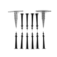 Ensemble de support de jardin robuste pour tunnel métallique de petites serres pour la croissance des plantes