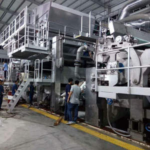 10ton giấy máy tái chế giấy gỗ bột làm cho máy chìa khóa trao tay dự án hoàn thành dây chuyền sản xuất giấy - Product Image 3