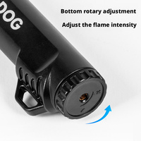 Allumeur portable de poche pour l'extérieur, tête rotative, mini chalumeau pour le camping, le barbecue, la cuisine en plein air, le pique-nique
