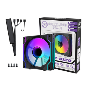Lovingcool RGB PC-Lüfter Neues Design ARGB-Spleiß baustein für die Kühlung von Gaming-und Office-Computer gehäusen - Product Image 1