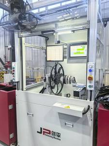 Yüksek Hassasiyetli Otomotiv Kondenser Fanı Otomatik Dengeleme Makinesi - Product Image 3