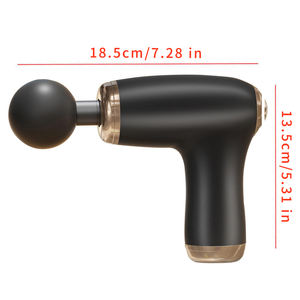 2024 portátil Mini pequeña pistola de masaje Usb tejido profundo vibración cuerpo masajeador Facial de mano profesional músculo cabeza masaje - Product Image 2