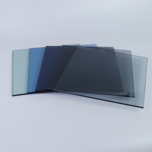 Verre solaire réfléchissant bleu-gris, verre à revêtement avancé à faible indice de transfert de chaleur (SHGC) pour les enveloppes de bâtiments intelligents - Product Image 6