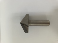 1/2 inci 2-flute PCD berlian TCT Router bit bulat bawah mata bor CNC alat pertukangan kustom ODM dukungan