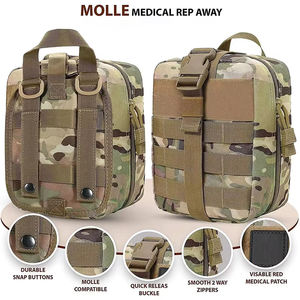 Borsa Medica Tattica Personalizzata <span class=keywords><strong>per</strong></span> <span class=keywords><strong>Infermieri</strong></span>, Impermeabile, con Sistema Molle e Kit di Pronto Soccorso (IFAK), Elegante Borsa Medica - Product Image 4