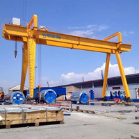 Grue portative 1t 2t 5t 10t avec palan électrique et boîte de vitesses, hauteur de levage 6m
