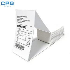 OEM Custom Strong Adhesion Oil Resistant Three Proof Thermal Label 100x150mm 4x6 inch Barcode Label Ecommerce Packaging Label - Product Image 1