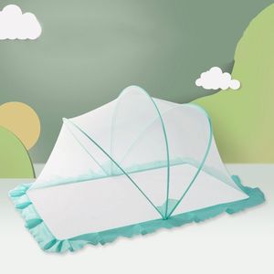 Mosquitera plegable cifrada con forro de poliéster tejido de 200TC moderno con patrón de dibujos animados cama de bebé portátil para el verano - Product Image 2