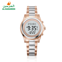 Jam tangan klasik muslim, jam tangan stainless steel untuk pria, jam tangan Universal Islami, jam tangan stainless steel untuk pria, grosir asli