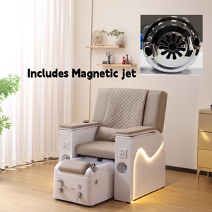 Sillón de Pedicura Eléctrico Reclinable de Lujo, Ajustable, con Masaje, Hidromasaje Magnético, Lámpara LED de 7 Colores, para Salón de Uñas - Product Image 6