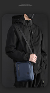 Unisex Lightweight Nylon Crossbody <b>Chest</b> Messenger Bag Waterproof with Custom Logo Stylish Carry - Product Image 6